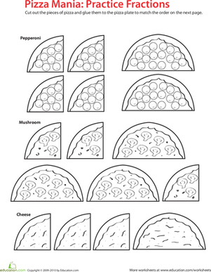 Fraction Math: Pizza Time!