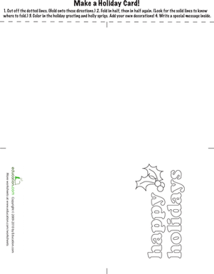 Make a Holiday Card
