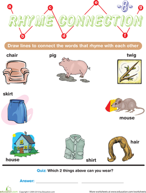 Rhyme Connection 8