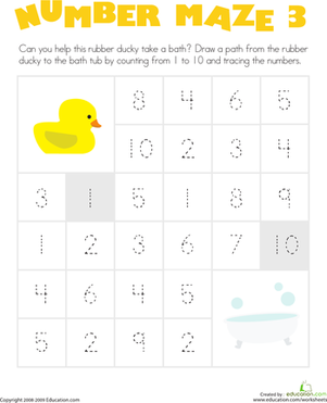 Number Maze: Help the Duck!