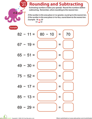 Speedy Rounding and Subtracting 8