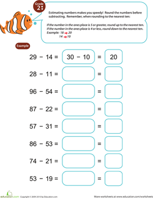 Speedy Rounding and Subtracting 9