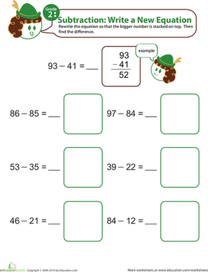 Writing Subtraction Equations 5
