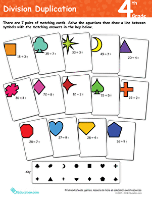 Division Duplication: 4th Grade