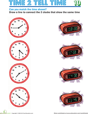 Time 2 Tell Time 10