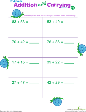 Addition with Carrying 2