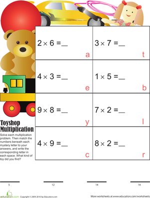 Toyshop Multiplication