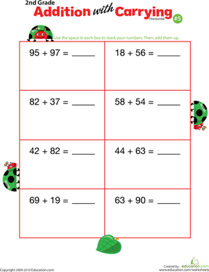 Addition with Carrying 5