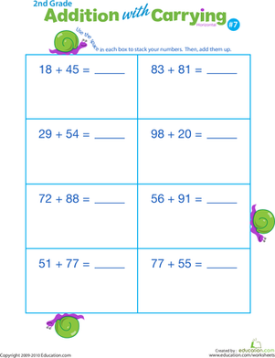 Addition with Carrying 7