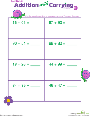 Addition with Carrying 11