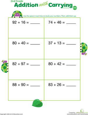 Addition with Carrying 14