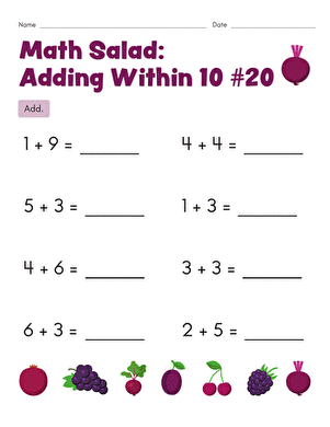Math Salad 20
