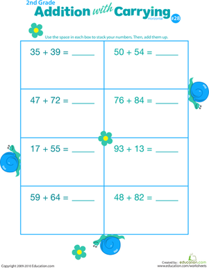 Addition with Carrying 28