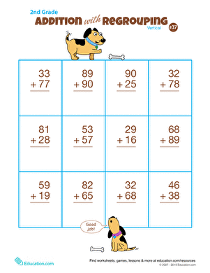 Double Digits! Practice with Regrouping 37