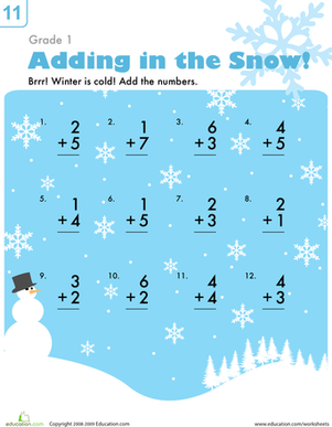 Addition in the Snow
