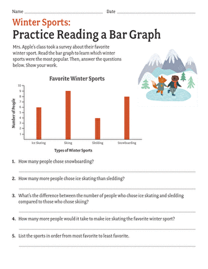 Winter Sports: Practice Reading a Bar Graph