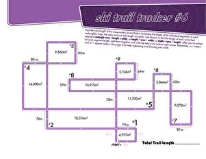 Olympic Arithmetic: Ski Trail Tracker #6