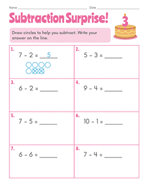 Subtraction Surprise! #3 large image