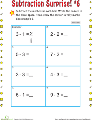 Subtraction Surprise #6