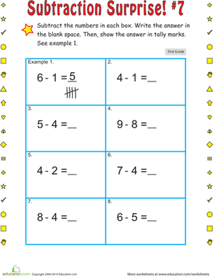 Subtraction Surprise #7