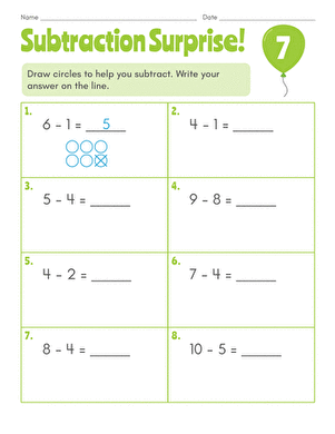 Subtraction Surprise! #7 large image