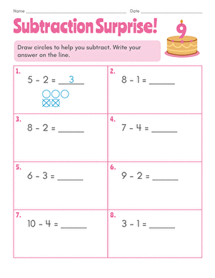 Subtraction Surprise! #9 large image