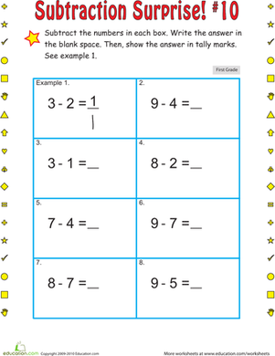 Subtraction Surprise #10