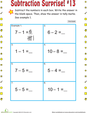 Subtraction Surprise #13