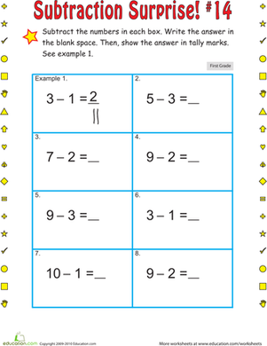 Subtraction Surprise #14