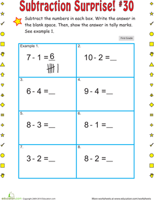 Subtraction Surprise #30
