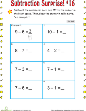 Subtraction Surprise #16