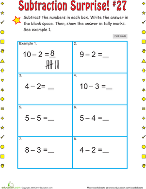 Subtraction Suprise #27