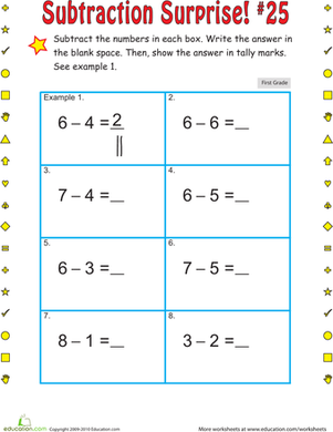 Subtraction Surprise #25