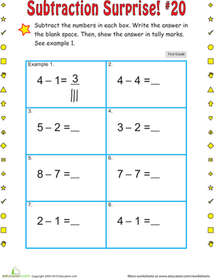Subtraction Surprise #20