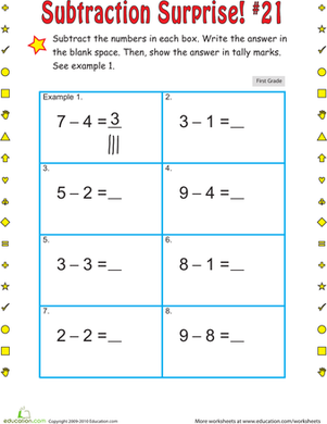 Subtraction Surprise #21