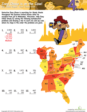 Multiplication Mischief: East Coast USA