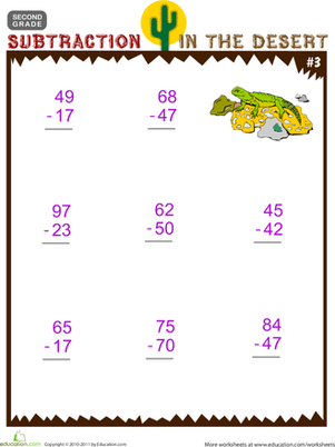 Subtraction in the Desert #3