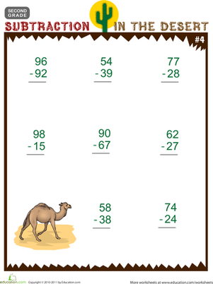 Subtraction in the Desert #4