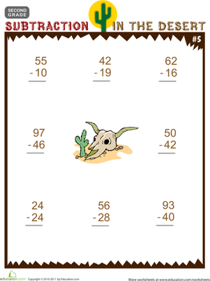 Subtraction in the Desert #5