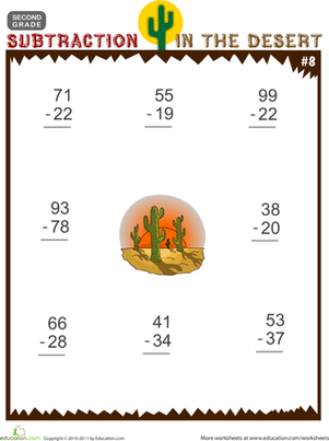 Subtraction in the Desert #8