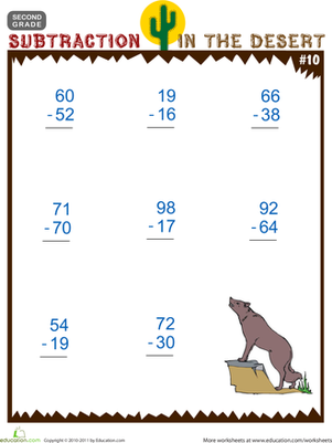 Subtraction in the Desert #10