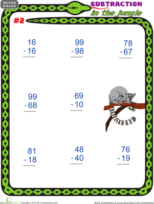 Subtraction in the Jungle #2