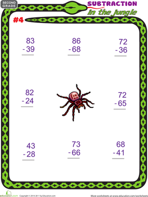 Subtraction in the Jungle #4