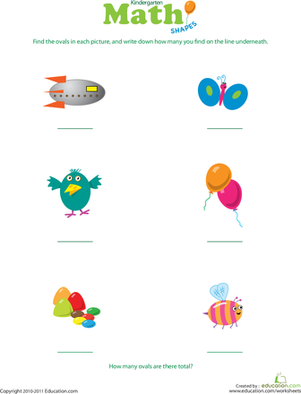 Find the Shape: Ovals