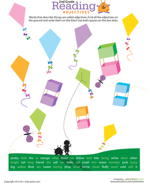 Reading Roundup: Find the Adjectives