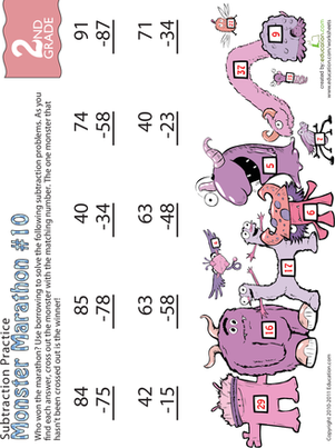 Two-Digit Subtraction with Regrouping
