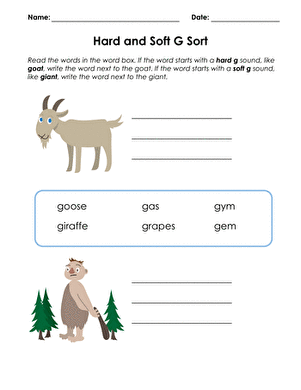 Hard and Soft G Sort