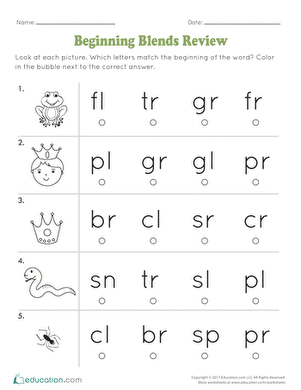 Beginning Blends Review