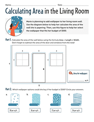 Calculating Area in the Living Room