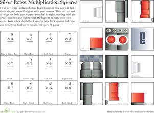 Build a Robot: Multiplication #1
